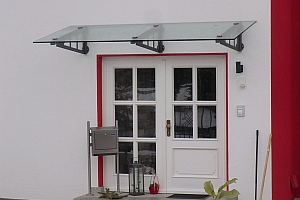 Glasvordach Glasvordach